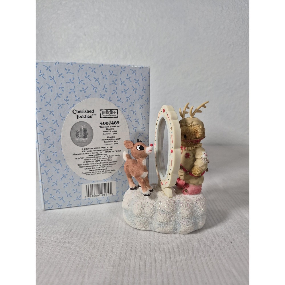 Cherished Teddies "Rudolph and Me" 2006 Animated Figurine